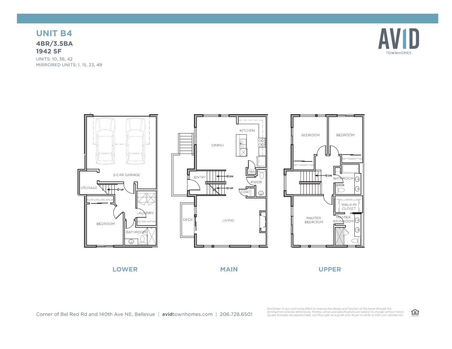 【新盘】Avid Townhomes 房产上市，竞价购买，77.5万起！